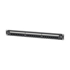 Tripp Lite N252-P24 Cat6 24-Port Patch Panel - PoE+ Compliant, 110/Krone, 568A/B, RJ45 Ethernet, 1U Rack-Mount, TAA