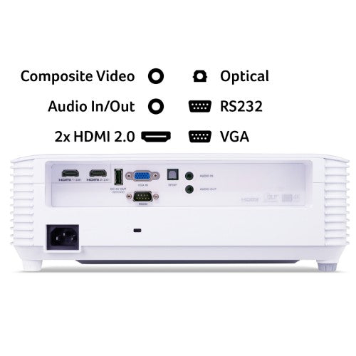 Acer H6815P DLP Projector, 4K Ultra HD (3840×2160), 4000 ANSI Lumens