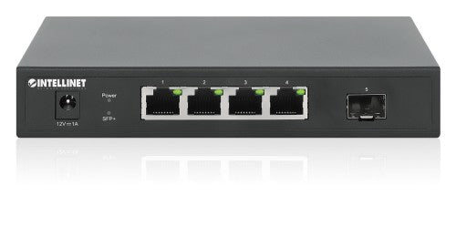 Intellinet 5 Port Switch 4 x 2.5G Ethernet-Ports and 1 SFP+ Uplink (with UK power cord)