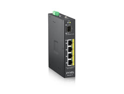 Zyxel RGS100-5P Unmanaged L2 Gigabit Ethernet (10/100/1000) Power over Ethernet (PoE) Black