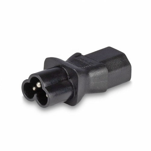 Lindy IEC C6 Cloverleaf Socket To IEC C13 3 Pin Plug Adapter
