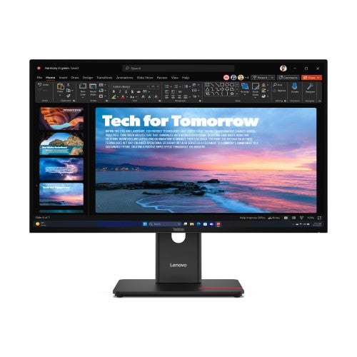 Lenovo ThinkVision T27QD-40 computer monitor 68.6 cm (27") 2560 x 1440 pixels Wide Quad HD LED Black