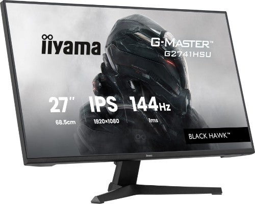 iiyama G-MASTER Get ahead with the 27" G2741HSU Black Hawk monitor with IPS Panel Technology and 1ms MPRT