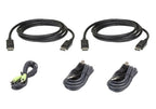 ATEN USB DisplayPort Dual Display Secure KVM; 1,8M USB DisplayPort Dual Display