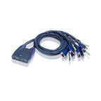 ATEN CS64U KVM switch Black