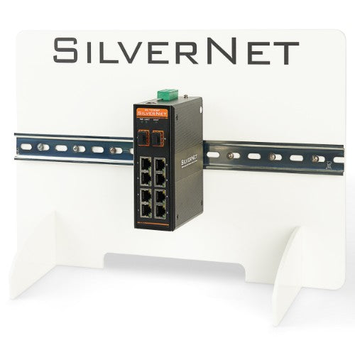 SilverNet SIL 73208MP network switch Managed L2 Gigabit Ethernet (10/100/1000) Power over Ethernet (PoE) Black