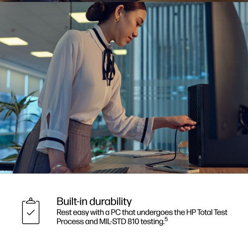 HP ProDesk 4 Tower G1i Desktop AI PC Intel Core Ultra 5 225 32 GB DDR5-SDRAM 1 TB SSD Windows 11 Pro Black