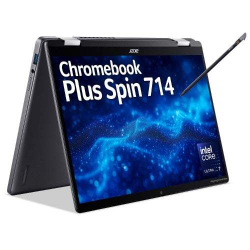 Acer Chromebook Enterprise Spin 714 Plus Spin 714 CPE794-1N - Intel Core Ultra 5 CPU, 16GB, 512GB SSD, ChromeOS, 14" WUXGA (1920x1200), Touchscreen, Convertible 2-in-1