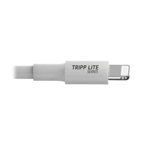 Tripp Lite M100-006-WH USB-A to Lightning Sync/Charge Cable (M/M) - MFi Certified, White, 6 ft. (1.8 m)