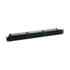 Tripp Lite N252-048-1U 48-Port 1U Rack-Mount Cat6/Cat5 High Density 110 Patch Panel, 568B, RJ45 Ethernet, TAA