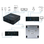 Origin Storage Docking Station USB-C/A with 85w Power Delivery (C to C/A Cable) with EU Cable