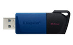 Kingston Technology DataTraveler 64GB USB3.2 Gen 1 Exodia M (Black + Blue)