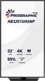 iiyama ProGraphic HB3201UHSNP-B1 computer monitor 80 cm (31.5") 3840 x 2160 pixels 4K Ultra HD Black