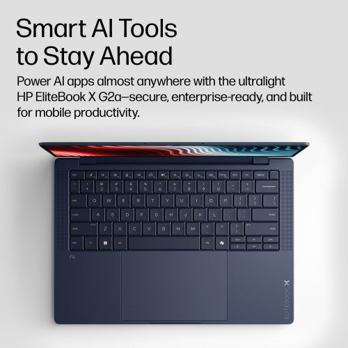 HP EBXG2A14AI RA9P470 14 64GB/1T PC Copilot+ PC Laptop 35.6 cm (14") 3K LPDDR5x-SDRAM 1 TB SSD Wi-Fi 7 (802.11be) Windows 11 Pro Silver