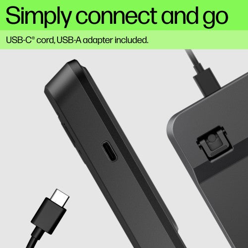 HP 405 Multi-Device Backlit Wired Keyboard