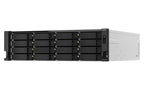 QNAP TS-H2287XU-RP NAS Rack (3U) Intel Xeon E E-2378 64 GB DDR4 0 TB QuTS hero Black, White