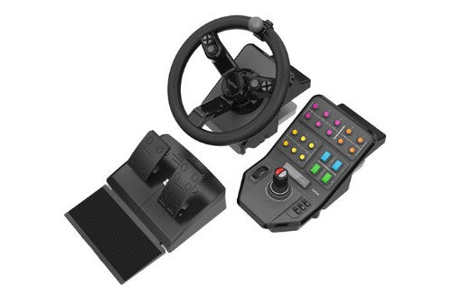 Logitech G G Heavy Equipment Bundle Farm Sim Controller Black USB Steering wheel + Pedals Analogue / Digital PC