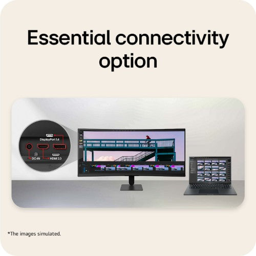 LG UltraWide U6 34U601B, 34-inch WQHD Curved (1800R) 120Hz Monitor, HDR10 & 99% sRGB AMD FreeSync™ Premium