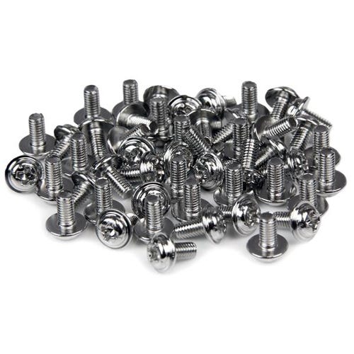 StarTech.com PC Mounting Computer Screws M3 x 1/4in Long Standoff - 50 Pack - TAA
