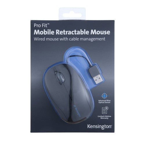 Kensington Pro Fit Retractable Mobile Mouse