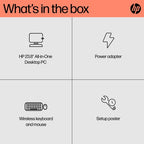HP 24-cr0040na AMD Ryzen™ 5 7520U 60.5 cm (23.8") 1920 x 1080 pixels All-in-One PC 8 GB LPDDR5-SDRAM 512 GB SSD Windows 11 Home Wi-Fi 6 (802.11ax) Black