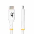 StarTech.com 13ft (4m) USB-C Charging Cable, Charge & Sync, 240W (5A) PD EPR, USB 2.0 Laptop Charger Cable, USB-IF Certified, TPE Jacket - White USB C Charging Cord