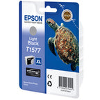 Epson C13T15774010/T1577 Ink cartridge light black, 23K pages 25.9ml for Epson Stylus Photo R 3000