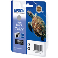 Epson C13T15774010/T1577 Ink cartridge light black, 23K pages 25.9ml for Epson Stylus Photo R 3000
