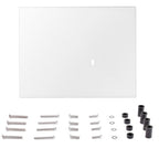 StarTech.com Acrylic Shield/Sneeze Guard - Clear Protective Barrier for Office Desk/POS Counter - 35"x45" - For VESA Mounted Monitors - Transparent Safety Cough Shield/Screen - Easy Clean