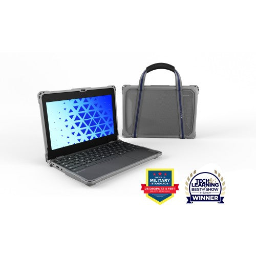 ASUS Chromebook CZ11 CZ1104CM2A-N00122 + MAXCases Extreme Shell-F3 ARM Cortex 520 Laptop 29.5 cm (11.6") HD 8 GB LPDDR4x-SDRAM 64 GB eMMC Wi-Fi 6 (802.11ax) ChromeOS Grey