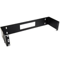StarTech.com 2U Hinged Wall Mount Patch Panel Bracket - 6 inch Deep - 19" Patch Panel Swing Rack for Shallow Network Equipment- 22lbs