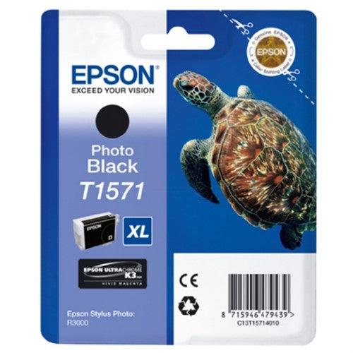 Epson C13T15714010/T1571 Ink cartridge foto black 25,9ml for Epson Stylus Photo R 3000