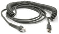 Zebra CBA-U29-C15ZBR USB cable USB 2.0 4.57 m USB A Black
