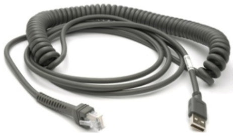 Zebra CBA-U29-C15ZBR USB cable USB 2.0 4.57 m USB A Black