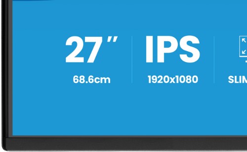 iiyama ProLite 27” IPS Full HD panel with 4-side slim bezel, B energy class and height adjustable stand