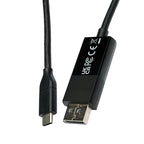 V7 V7UCDP-2M cable gender changer USB Type-C 3.2 Gen 1 DisplayPort Black