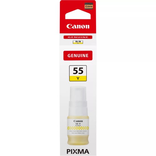 Canon 6291C001/GI-55Y Ink bottle yellow, 3K pages ISO/IEC 19752 40ml for Canon Maxify GX 1050