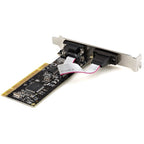 StarTech.com PCI Serial Parallel Combo Card with Dual Serial RS232 Ports (DB9) & 1x Parallel LPT Port (DB25) - PCI Combo Adapter Card - PCI Expansion Card Controller - PCI to Printer Card