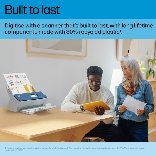 HP ScanJet Enterprise Flow N9000 sn1 ADF scanner 600 x 600 DPI A3 Blue, White