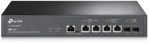 TP-Link Omada 6-Port 10GE L2+ Managed Switch with 4-Port PoE++