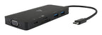 V7 UCMINIDOCK-ALTHV laptop dock/port replicator Docking USB 3.2 Gen 1 (3.1 Gen 1) Type-C Black