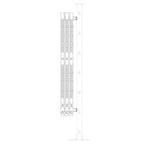 Tripp Lite SRPDU2PBRKT Vertical PDU Mounting Bracket Accessory Kit for 2-Post and 4-Post Open Frame Racks