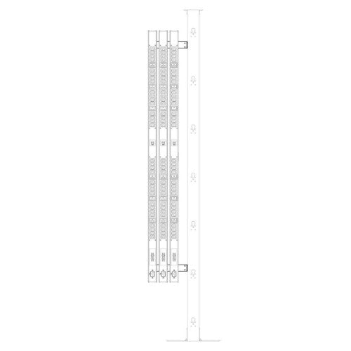 Tripp Lite SRPDU2PBRKT Vertical PDU Mounting Bracket Accessory Kit for 2-Post and 4-Post Open Frame Racks