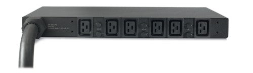 APC Basic Rack PDU AP7526 power distribution unit (PDU) 6 AC outlet(s) 1U Black
