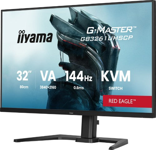 iiyama G-MASTER Level up work and play with the Red Eagle 32″ 4K GB3261UHSCP