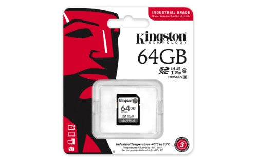 Kingston Technology 64G SDXC Industrial pSLC
