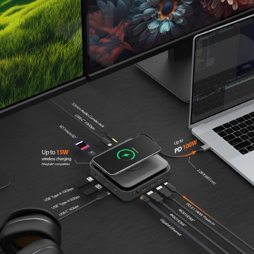 j5create JCD3199 USB-C® Dock Dual 4K HDMI™, Space Grey