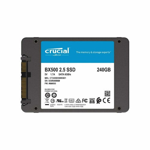 Crucial BX500 240 GB 2.5" Serial ATA III 3D NAND