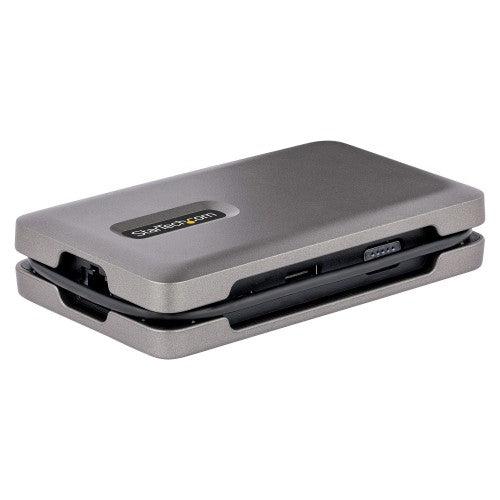 StarTech.com USB-C Dual Monitor Multiport Adapter up to 4K 60Hz USB-C DP Alt Mode Video Output & HDMI 2.0, or 1080p VGA, 100W PD Pass-Through, USB Type C Mini Dock, USB-C Docking Station, MST Hub
