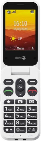 Doro Leva L30 7.11 cm (2.8") 142.7 g Graphite, White Feature phone